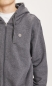 Preview: Elm Badge Zip-Hoodie - dark grey melange